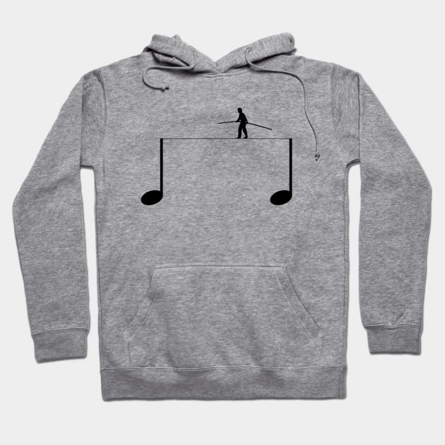 Walk on a musical note Hoodie by DarkoRikalo86